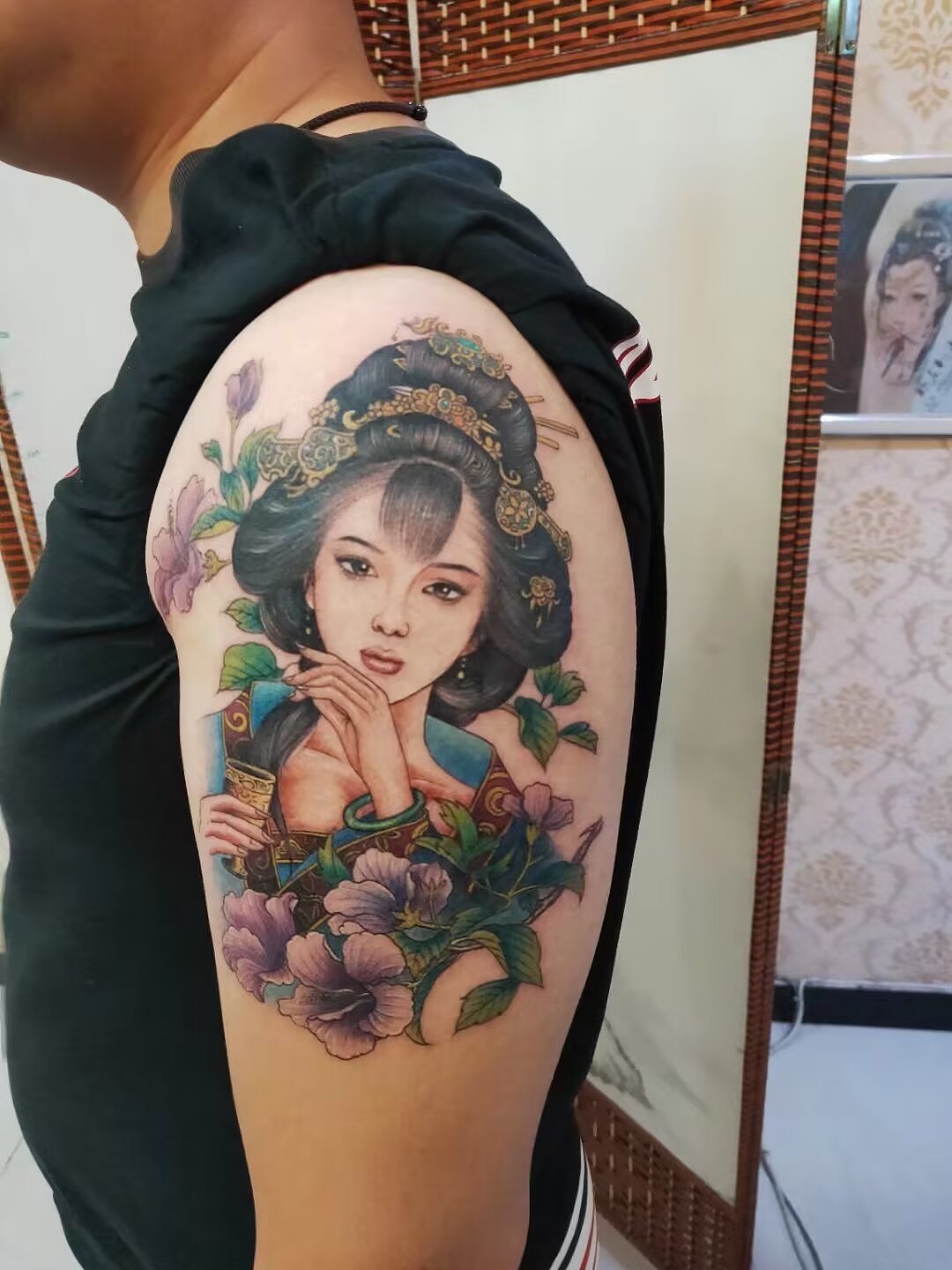 北京昌平卧龙刺青李辰纹身作品