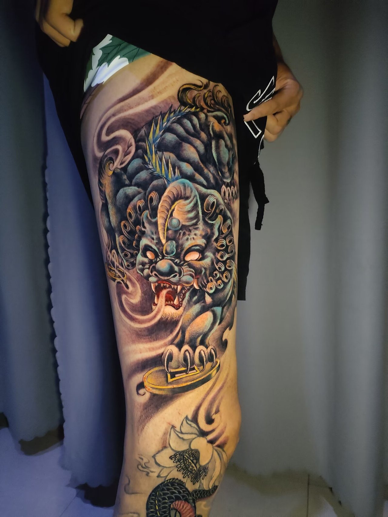 北京昌平卧龙刺青李辰纹身作品
