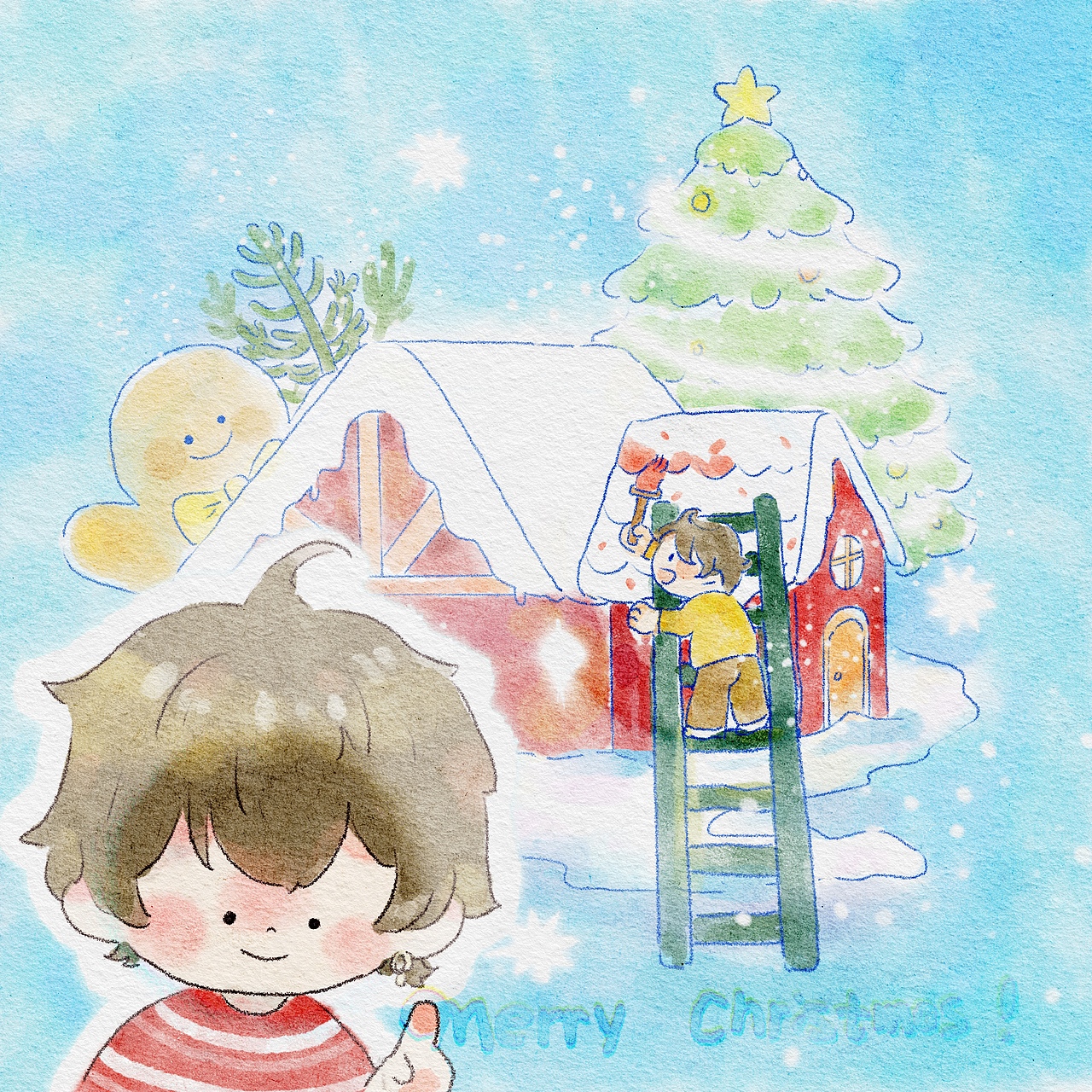 在玻璃窗上写给你~（图ZMzgyMDAzMzI0） - 艺术插画 - 站酷设计师WJ小脸原创素材 - 站酷ZCOOL