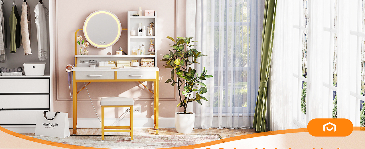 梳妆台场景渲染