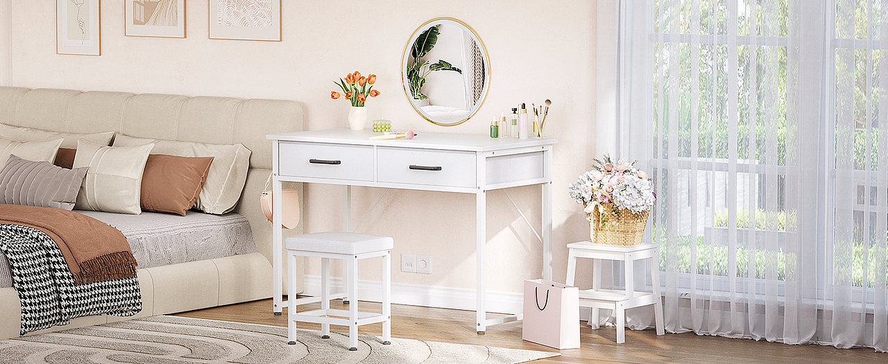 梳妆台场景渲染