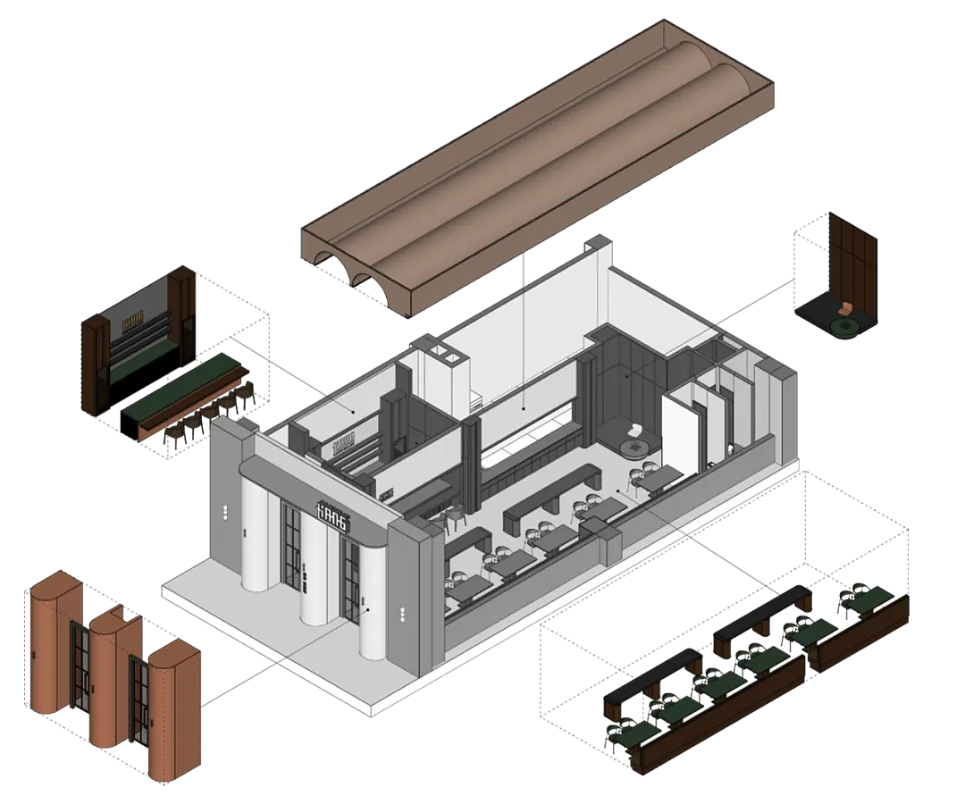 KONG DESIGN丨康康餐酒吧 · 小南洋（图ZMzgyMDE1Mjcy） - 酒店餐饮设计 - 站酷设计师KONG空景设计原创素材 - 站酷ZCOOL