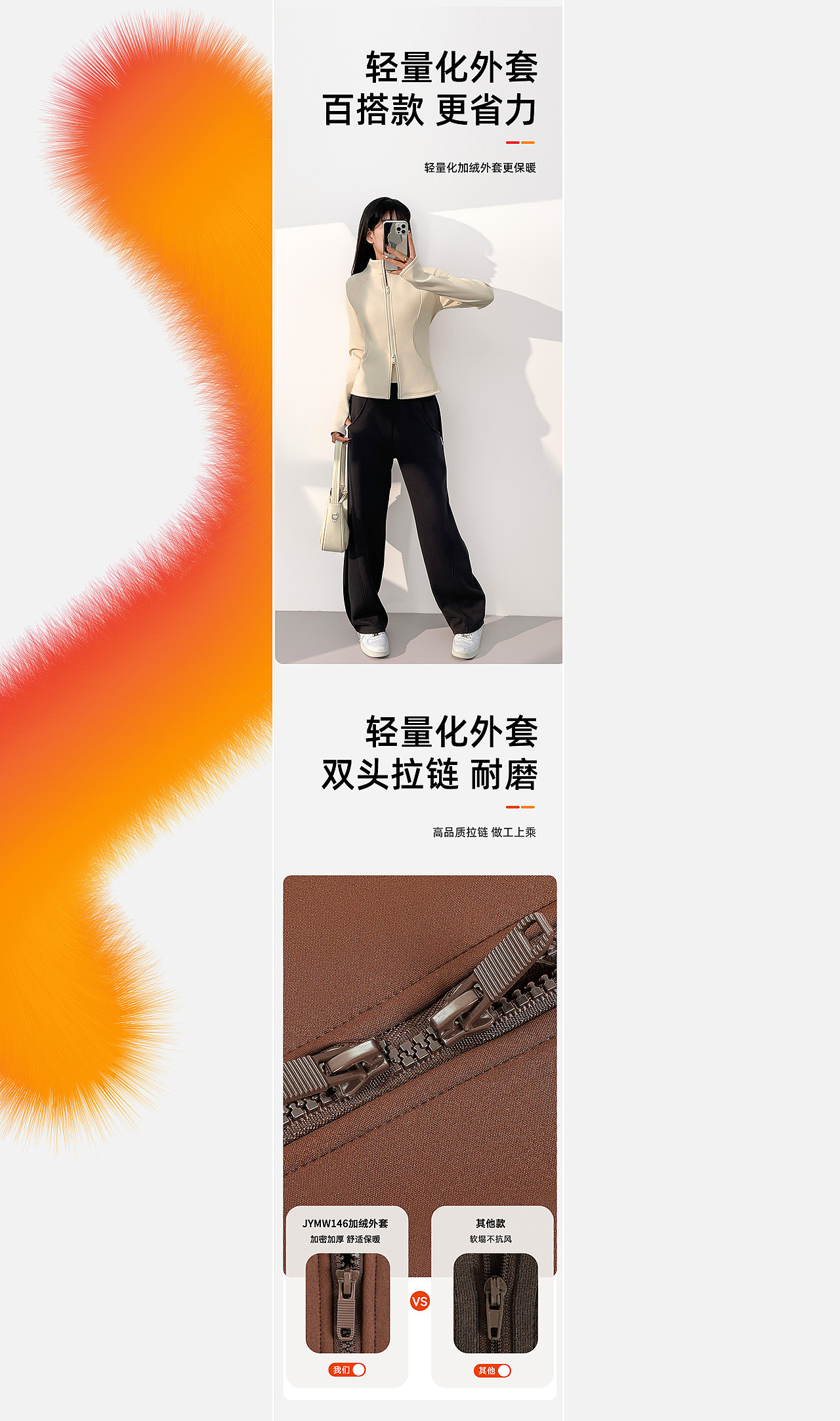 冬季加绒外套详情视觉分享（图ZMzgyMDEzODMy） - 电商 - 站酷设计师可爱的糖宝原创素材 - 站酷ZCOOL