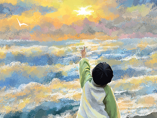 给儿子的画