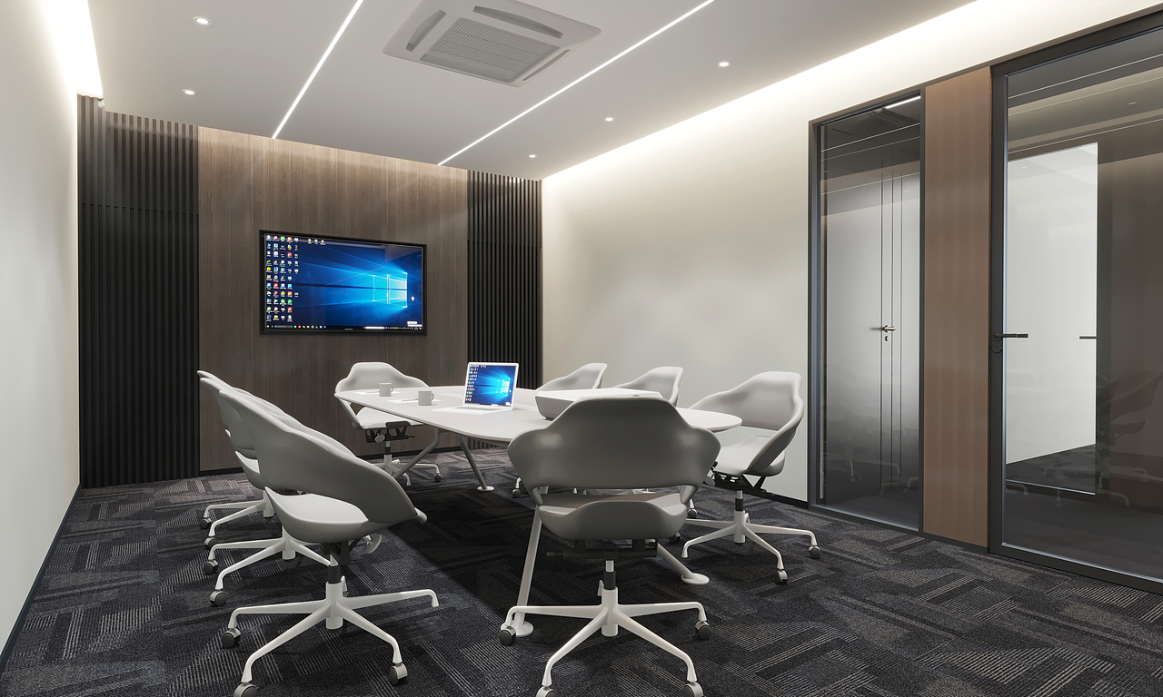 办公空间丨简洁色调 白与木色搭配的办公室如何