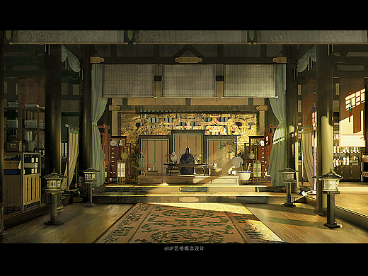 UP STUDIO 影视概念设计班古装戏学生气氛图作品7