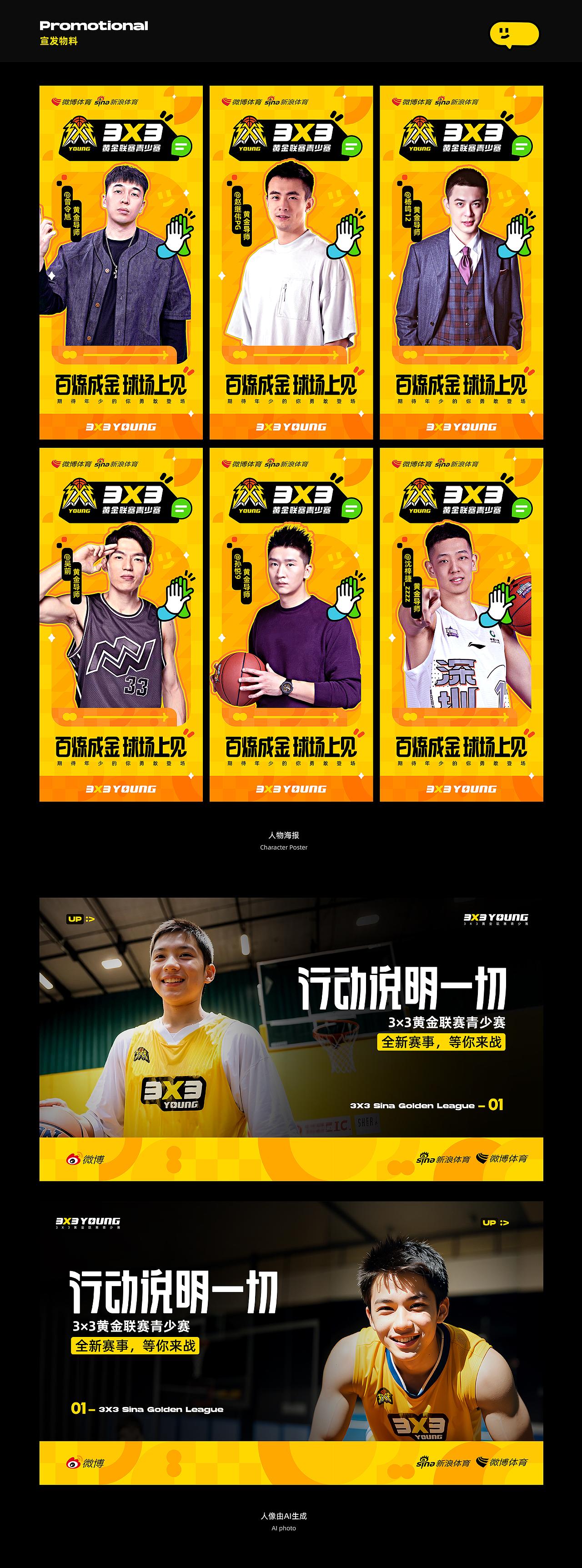 「3×3」黄金联赛青少赛（图ZMzgyMDI5MzAw） - 品牌 - 站酷设计师微博品牌运营设计原创素材 - 站酷ZCOOL