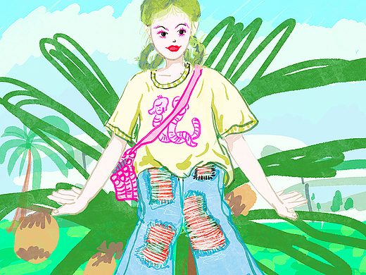 22年手绘作品（个人主页-ZNzA5NjQ5MTI=） - 艺术插画 - 站酷设计师积极向上仙女莹原创素材 - 站酷ZCOOL