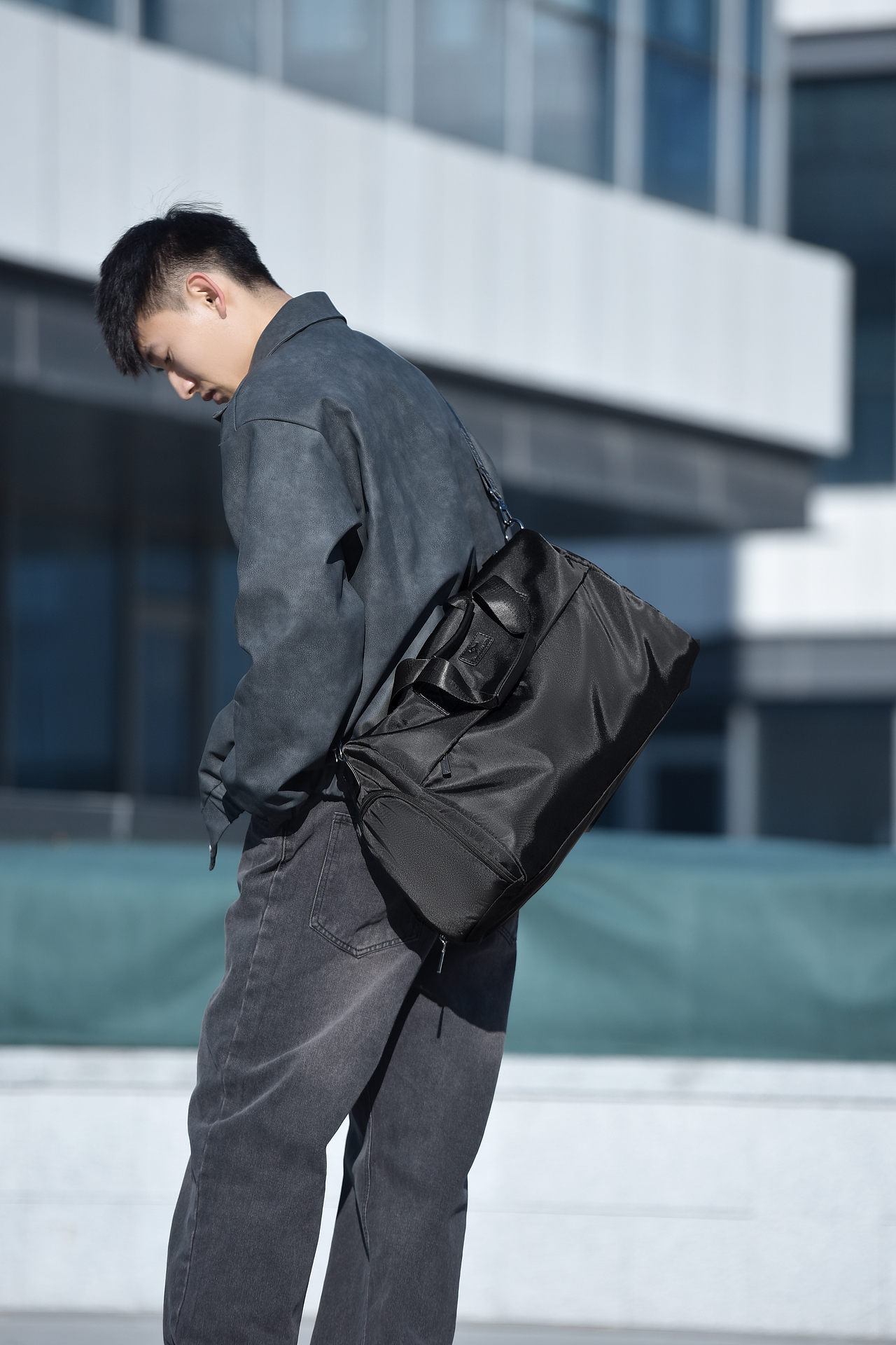 健身旅行两用包拍摄