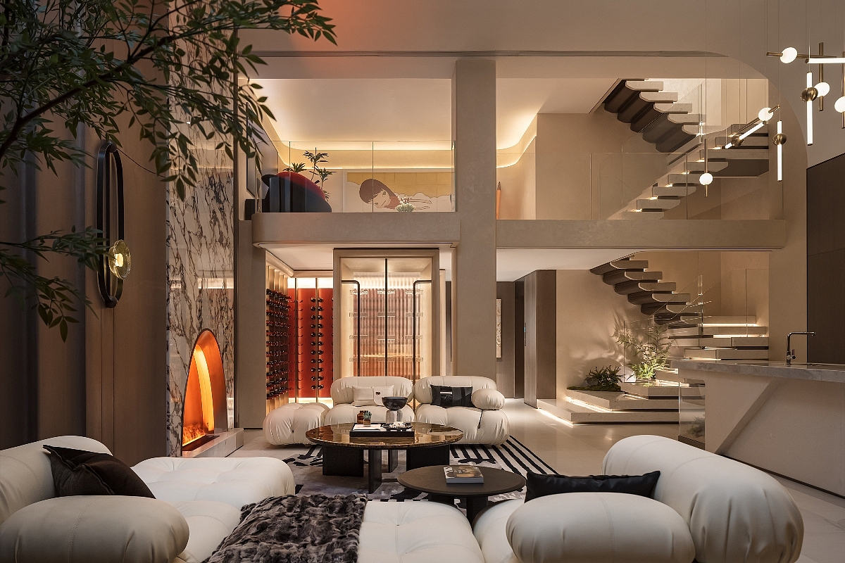 室内设计现代轻奢/极具艺术气质的家装设计