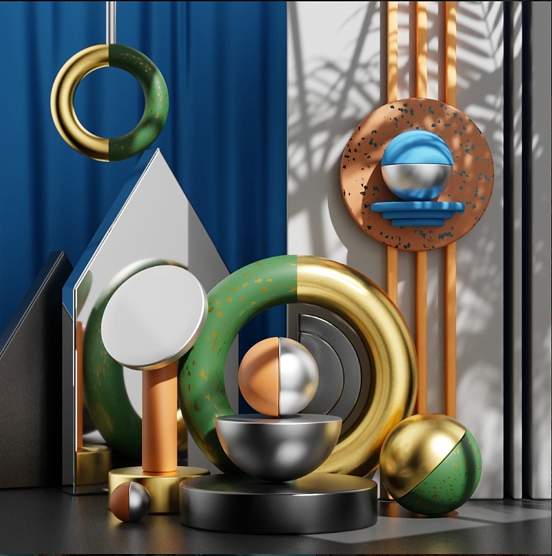 用 C4D 制作的小球键盘动画🎬,简直太惊艳啦!