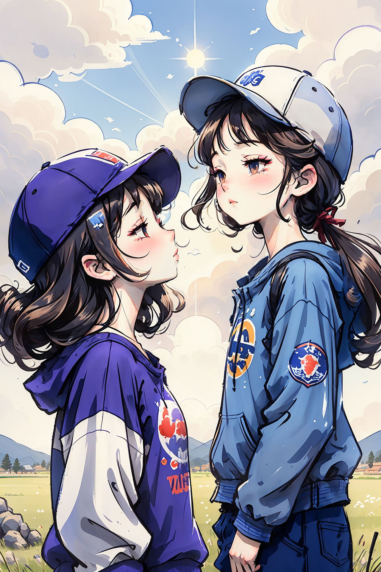 二次元女孩高清手机壁纸