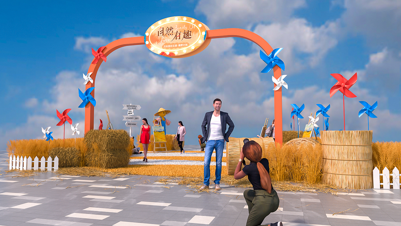 飛躍稻田（圖ZMzgyMDU5ODk2） - 其他三維 - 站酷設(shè)計師kevincarrot原創(chuàng)素材 - 站酷ZCOOL