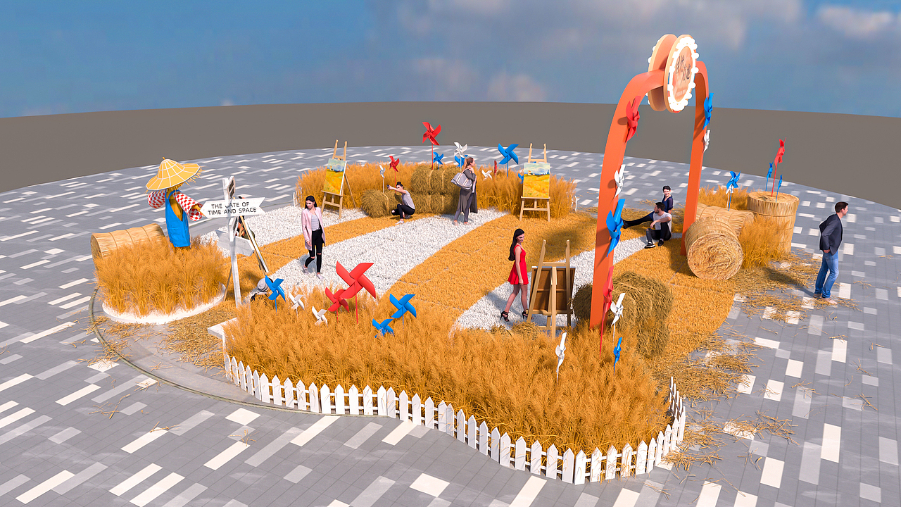 飛躍稻田（圖ZMzgyMDU5OTEy） - 其他三維 - 站酷設(shè)計師kevincarrot原創(chuàng)素材 - 站酷ZCOOL