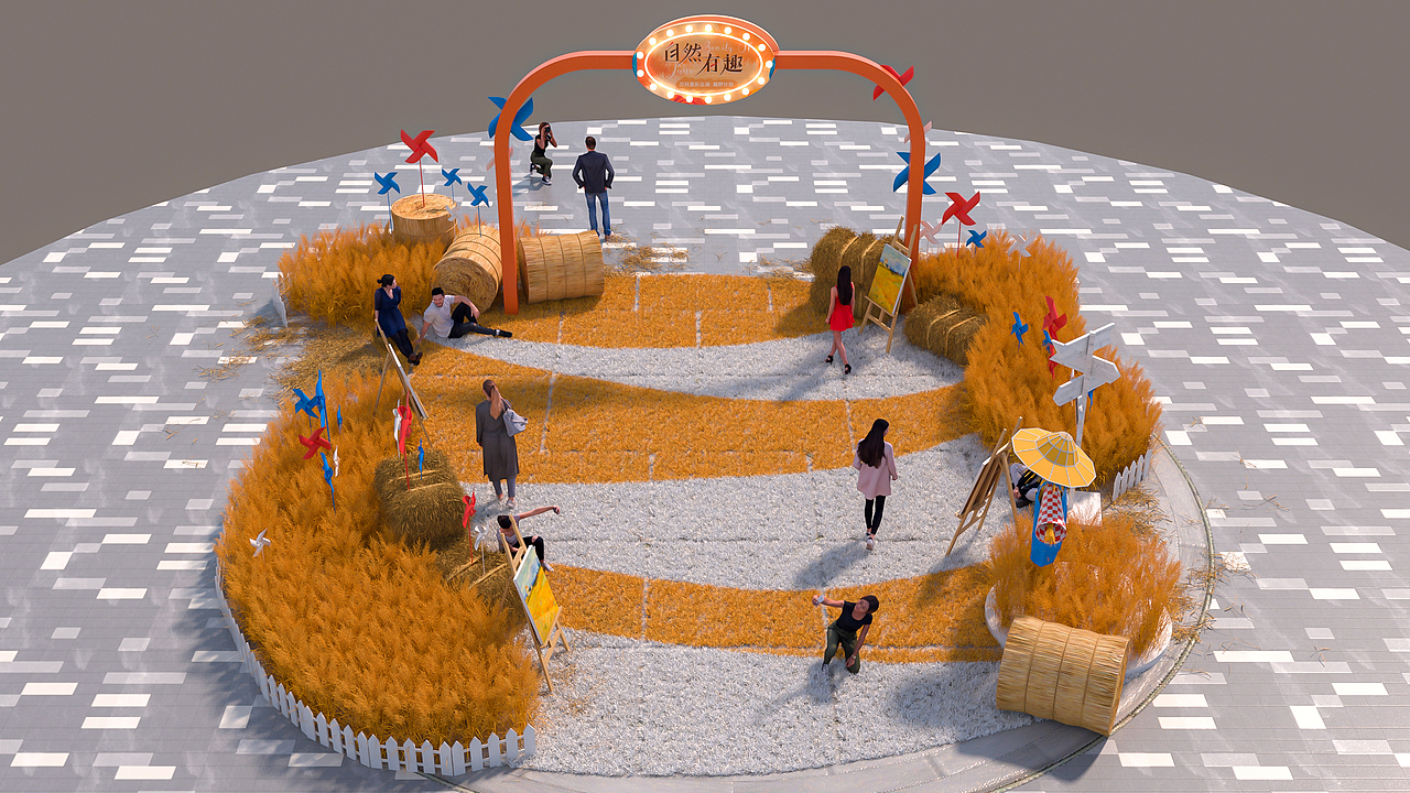 飛躍稻田（圖ZMzgyMDU5OTIw） - 其他三維 - 站酷設(shè)計師kevincarrot原創(chuàng)素材 - 站酷ZCOOL