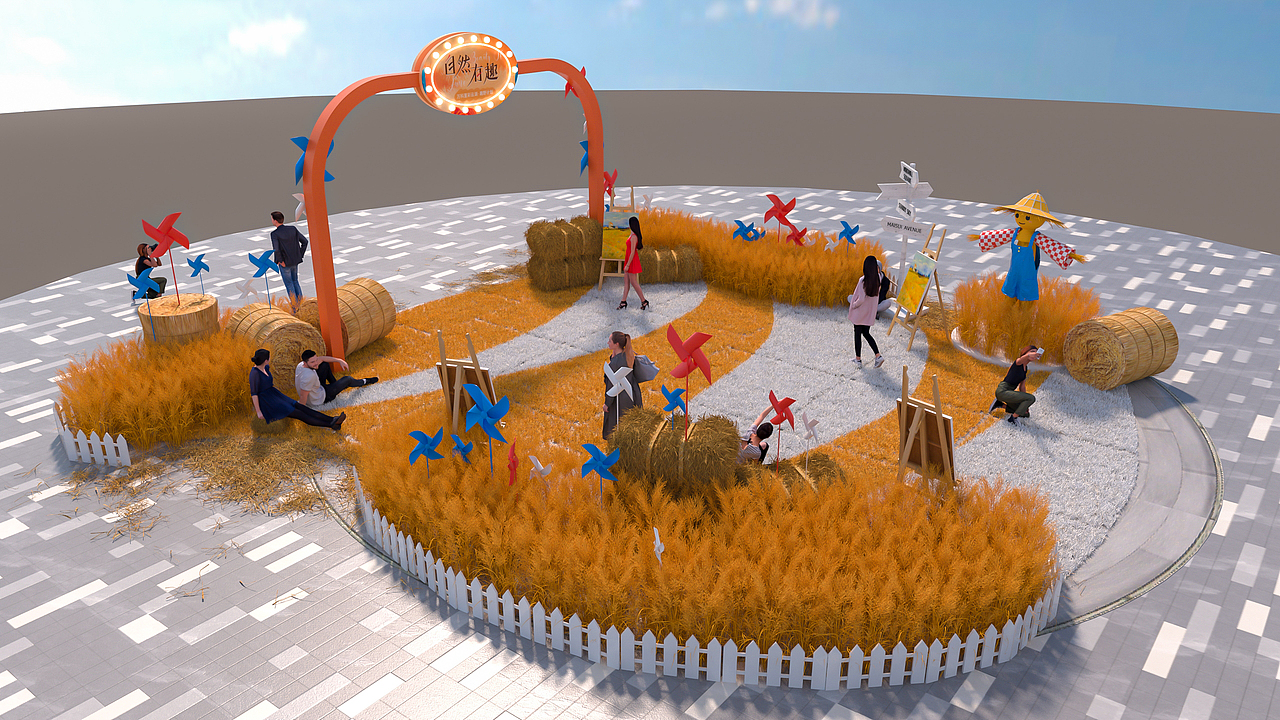 飛躍稻田（圖ZMzgyMDU5OTE2） - 其他三維 - 站酷設(shè)計師kevincarrot原創(chuàng)素材 - 站酷ZCOOL