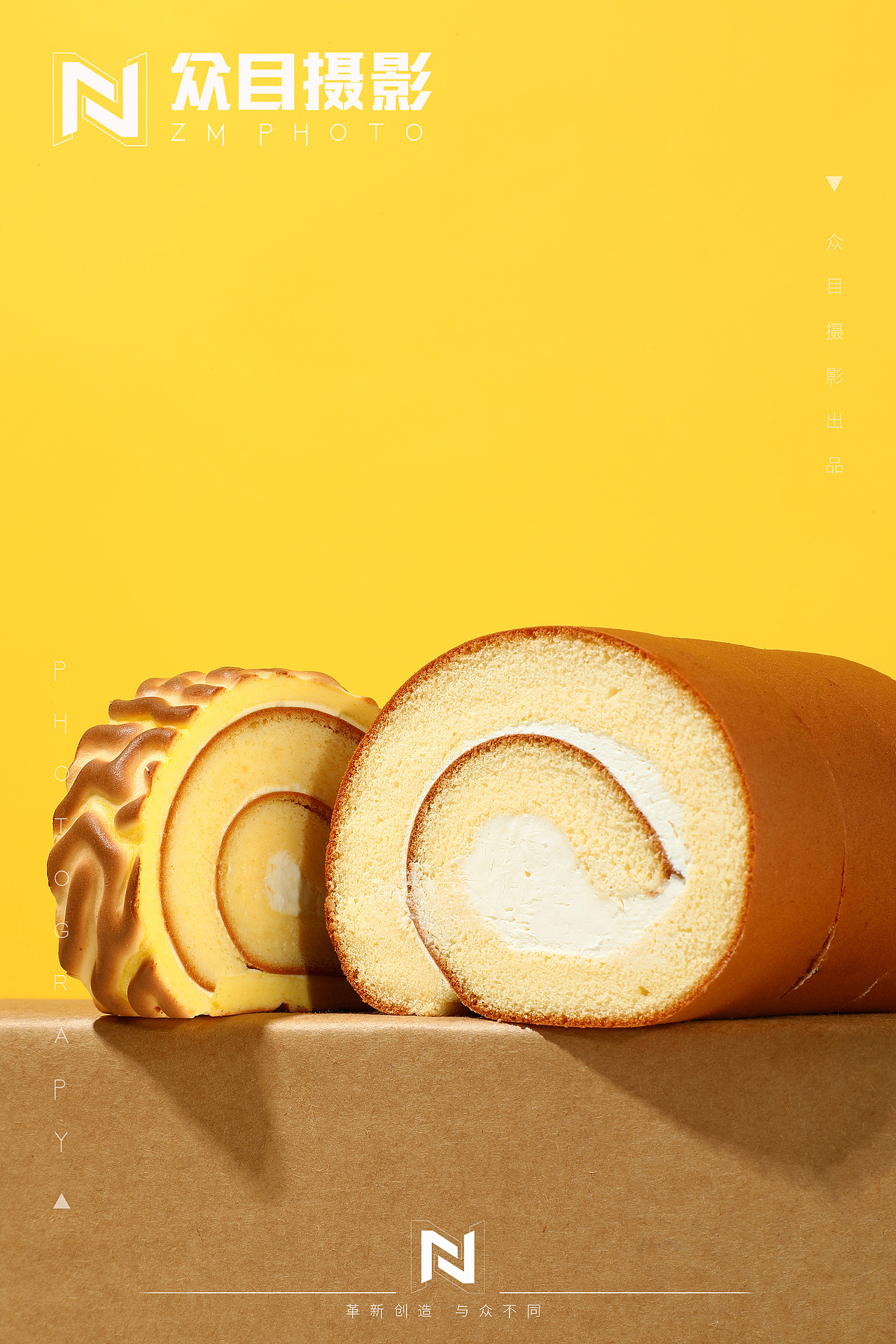 瑞士卷 | 糕点拍摄 ✖ 众目摄影 |（图ZMzgyMDYwOTgw） - 美食摄影 - 站酷设计师众目摄影设计原创素材 - 站酷ZCOOL