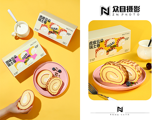 瑞士卷 | 糕点拍摄 ✖ 众目摄影 |