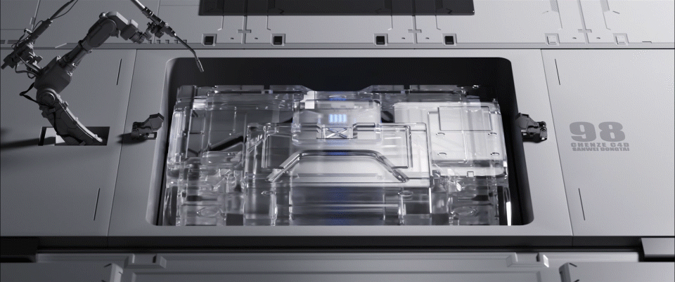 C4D动态学员宸泽-华硕 ROG显示器动态临摹