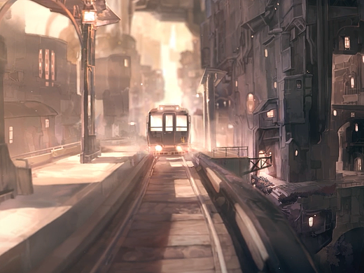 《白夜极光》主线PV | 迦南日落