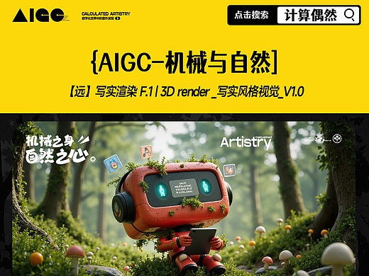 AIGC | 机械与自然的交互组合，神奇又治愈！