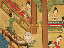 名畫穿越之旅！甜兔醬居然穿越到了《漢宮春曉圖》