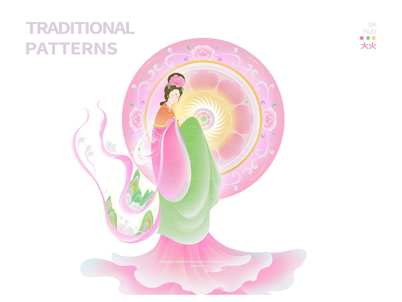 星次主题螺钿盒国风插画|鹑尾-大火