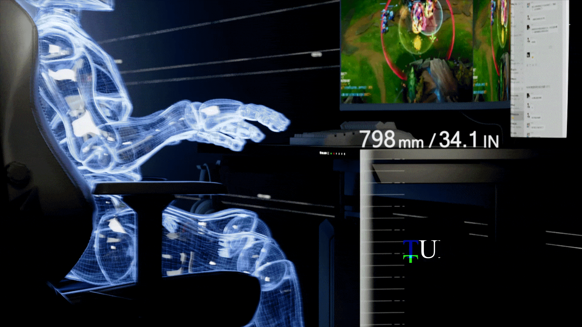 C4D暗黑电竞桌广告(临摹)