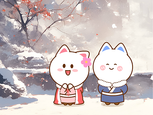 天冷了，公主请添衣~桃小仙