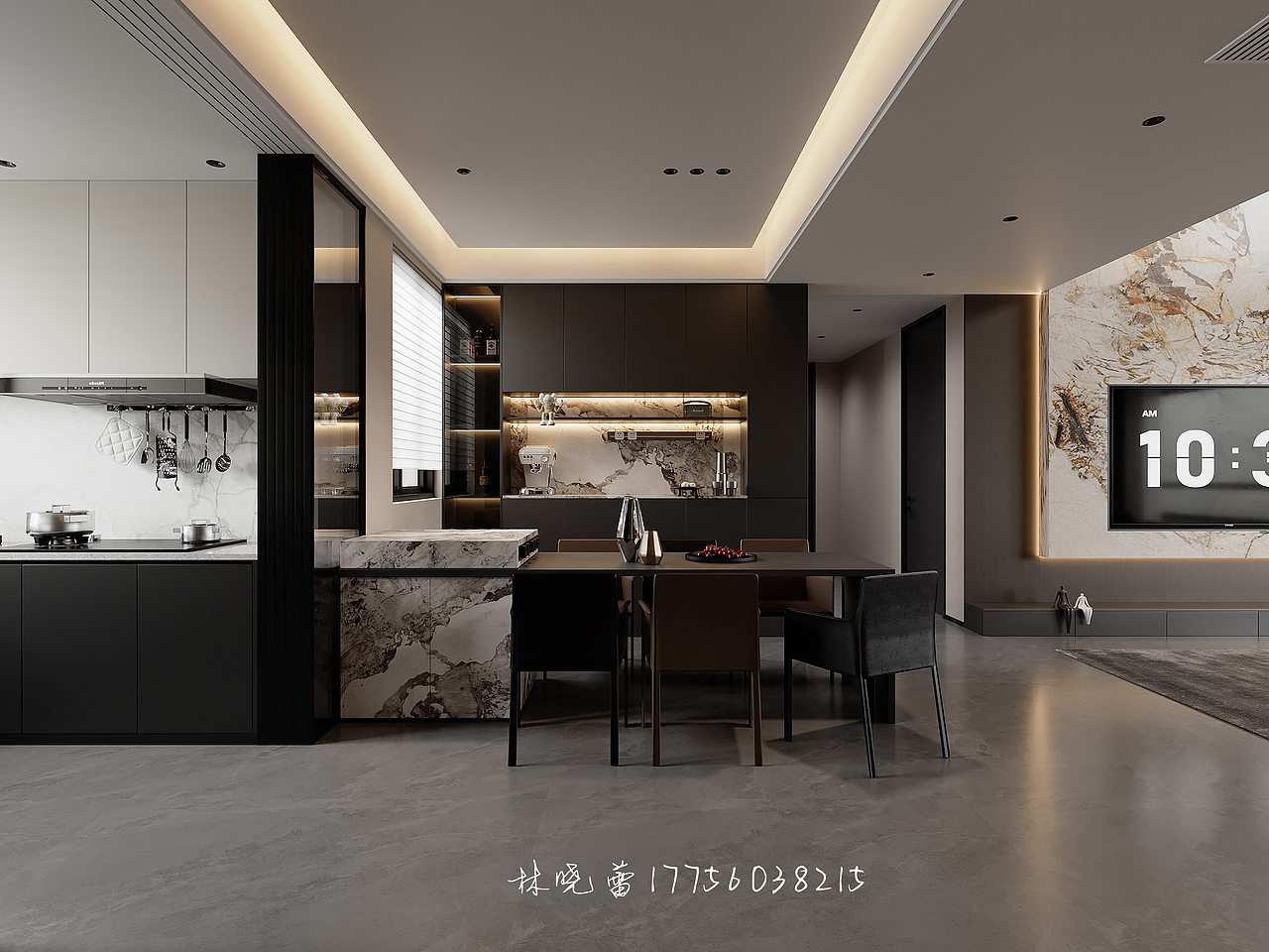 现代意式挑空别墅