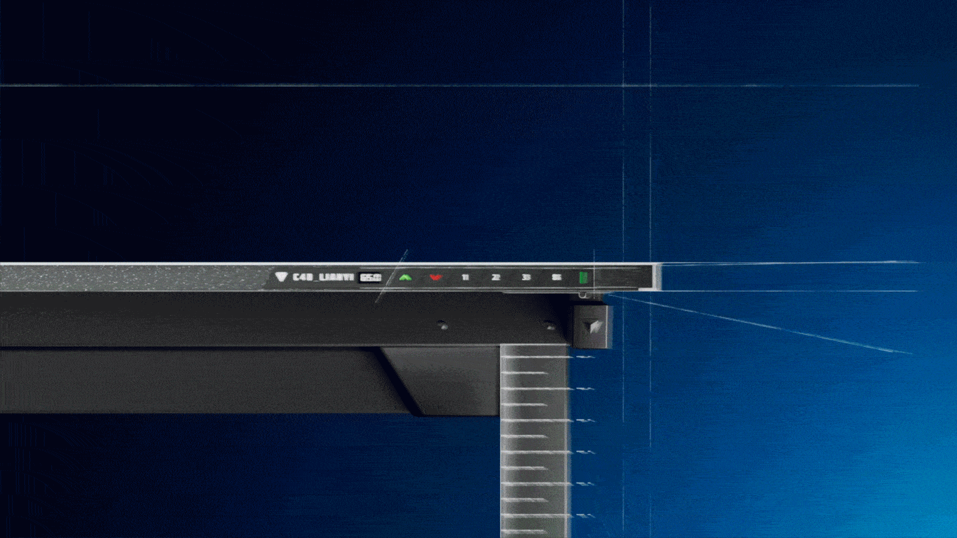 C4D暗黑电竞桌广告(临摹)