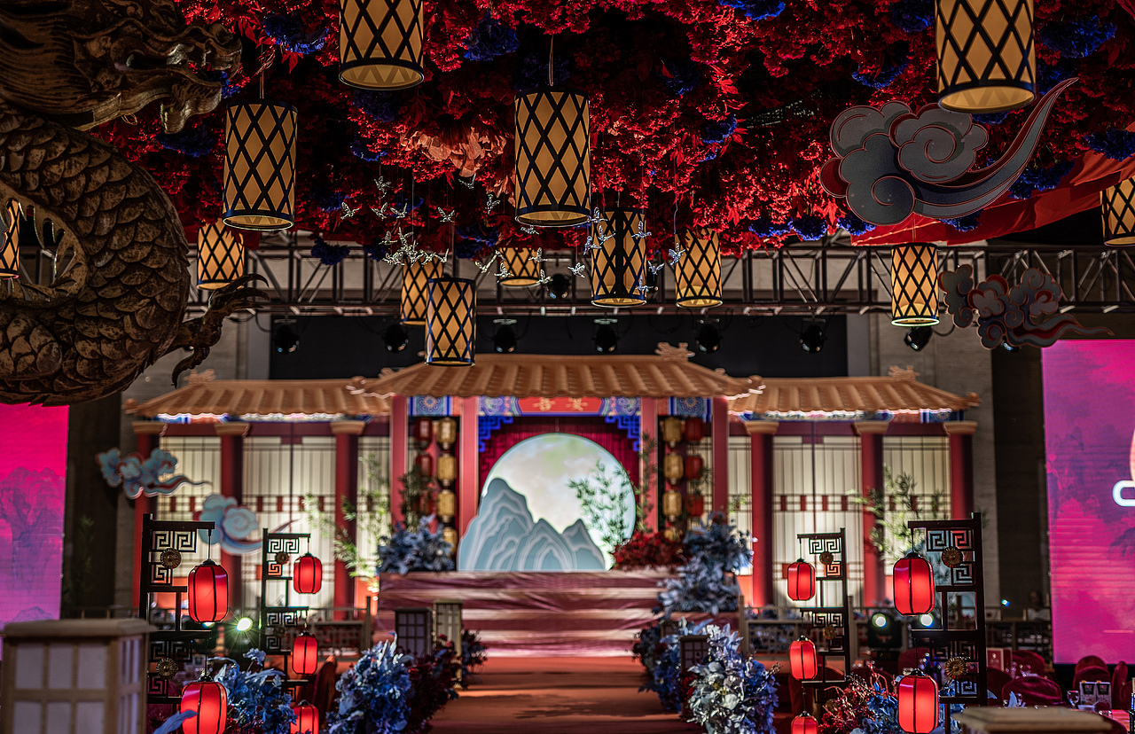 传统中式婚礼（图ZMzgyMTI1NDQ4） - 舞台美术 - 站酷设计师_画画的Baby原创素材 - 站酷ZCOOL