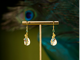 若在江南-和田玉耳环