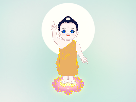 卡通小佛陀/悉达多太子