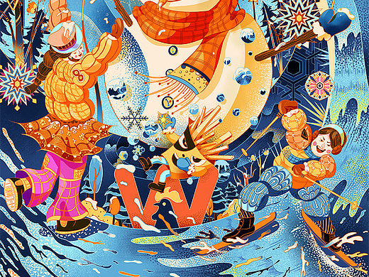 宫廷蓝+冬天《暖冬降临》