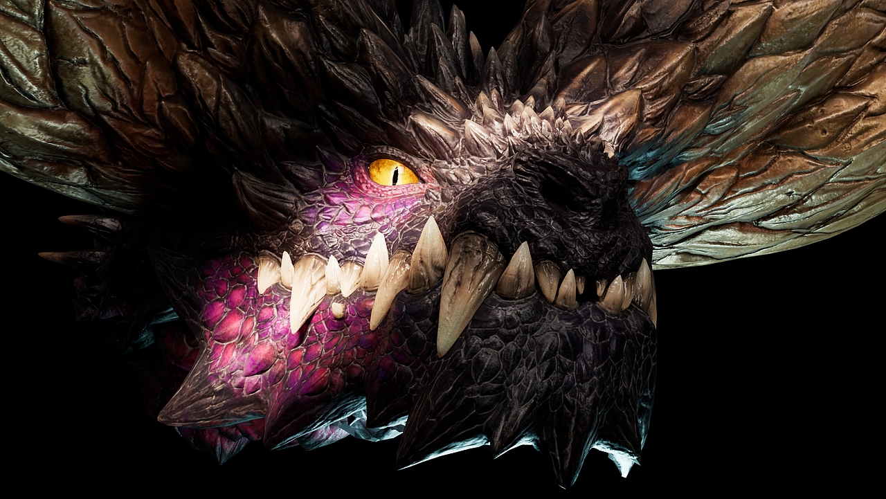 【怪猎】灭尽龙 断头雕塑 次时代模型全流程（图ZMzgyMTQ0Nzk2） - 人物/生物 - 站酷设计师乱拂原创素材 - 站酷ZCOOL