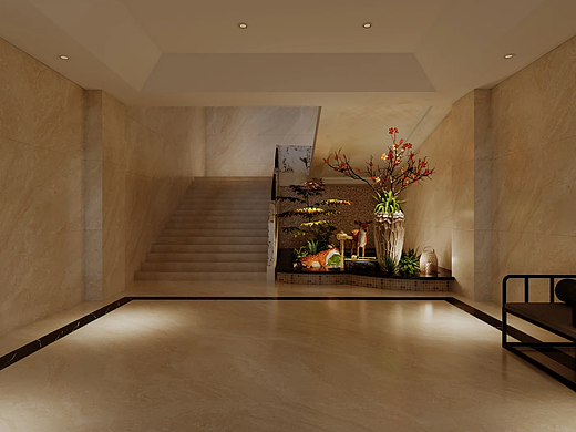 自然元素 打造放松空间的洗浴中心设计