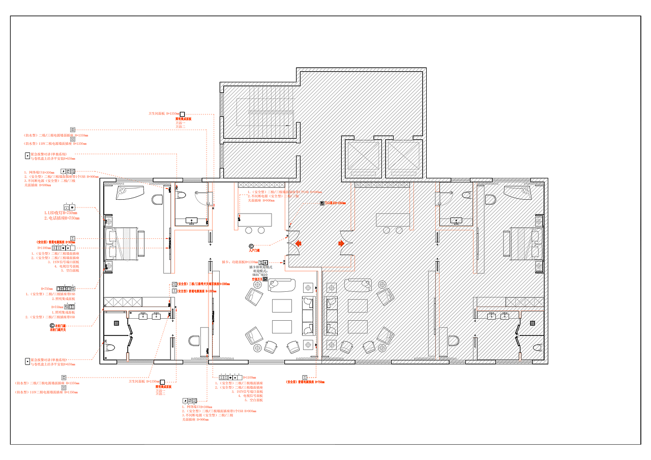机电点位分布平面图