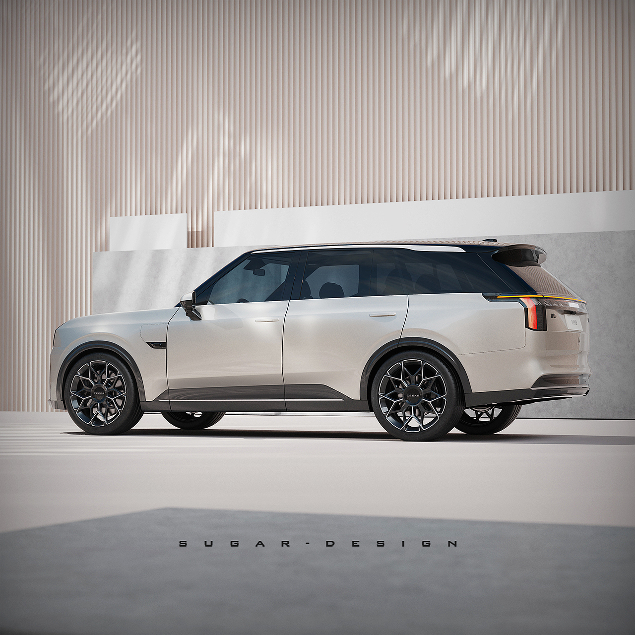 杭州湾揽胜！极氪009 SUV新车预览！（图ZMzgyMTU1OTQ0） - 交通工具 - 站酷设计师sugarchow原创素材 - 站酷ZCOOL