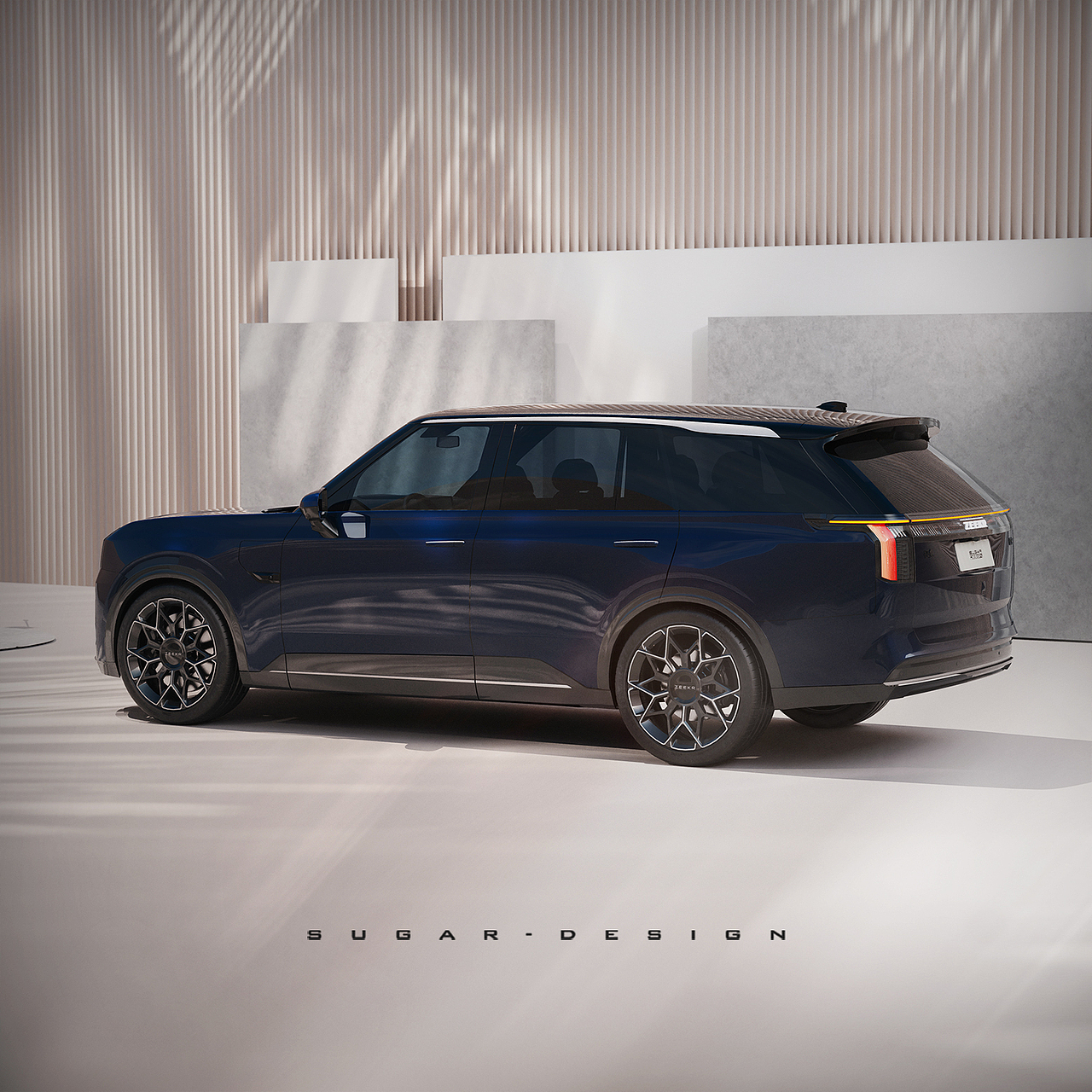 杭州湾揽胜！极氪009 SUV新车预览！（图ZMzgyMTU1OTc2） - 交通工具 - 站酷设计师sugarchow原创素材 - 站酷ZCOOL