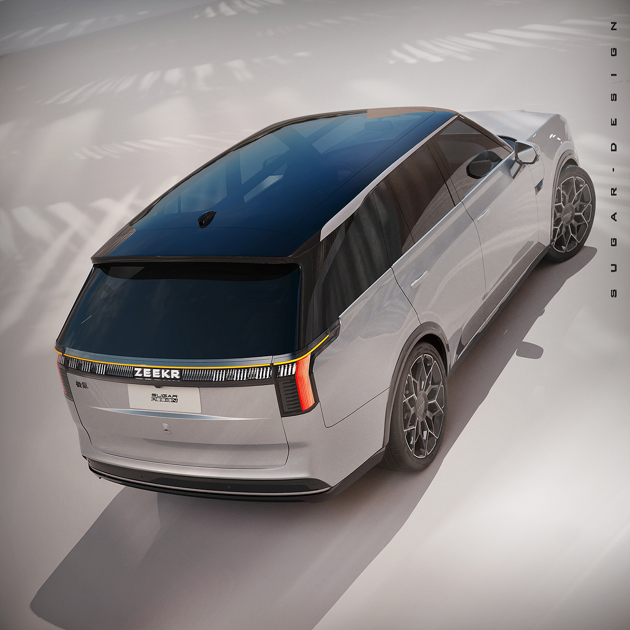 杭州湾揽胜！极氪009 SUV新车预览！（图ZMzgyMTU1OTY0） - 交通工具 - 站酷设计师sugarchow原创素材 - 站酷ZCOOL