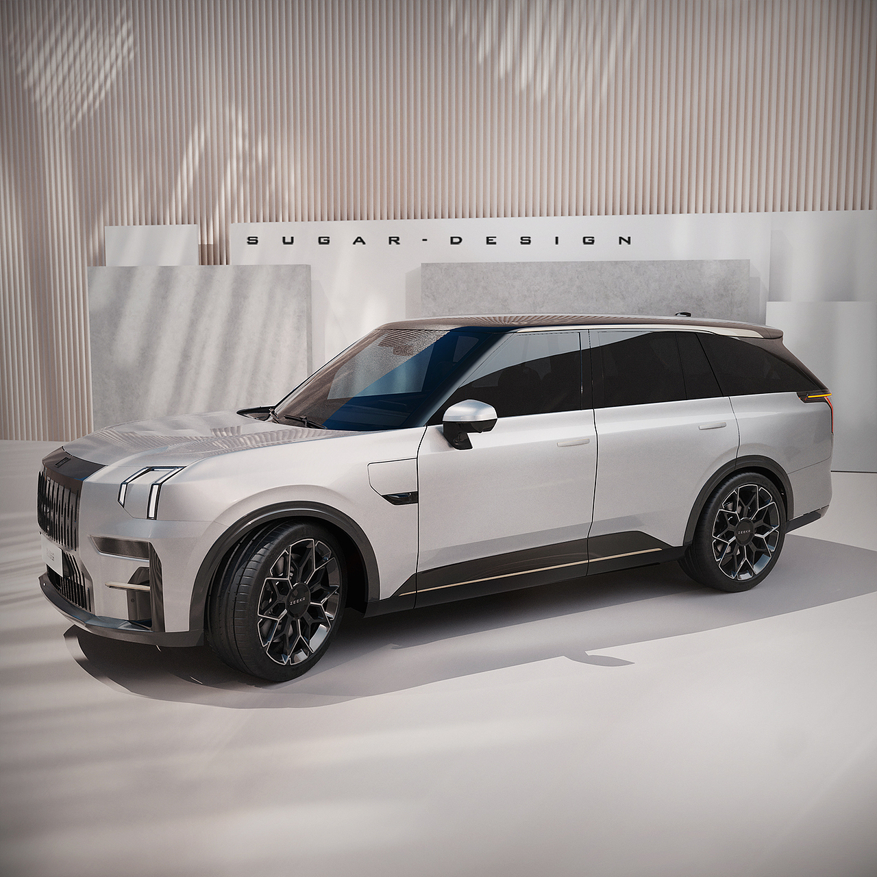 杭州湾揽胜！极氪009 SUV新车预览！（图ZMzgyMTU1OTk2） - 交通工具 - 站酷设计师sugarchow原创素材 - 站酷ZCOOL