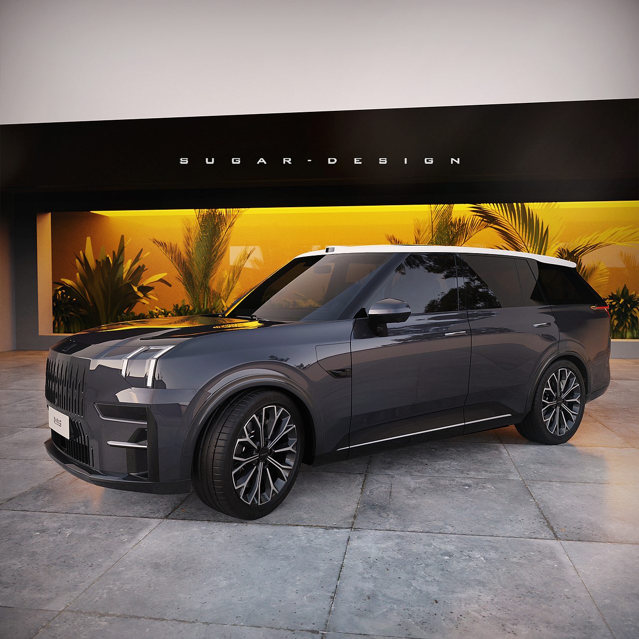 杭州湾揽胜！极氪009 SUV新车预览！（图ZMzgyMTU2MDY0） - 交通工具 - 站酷设计师sugarchow原创素材 - 站酷ZCOOL