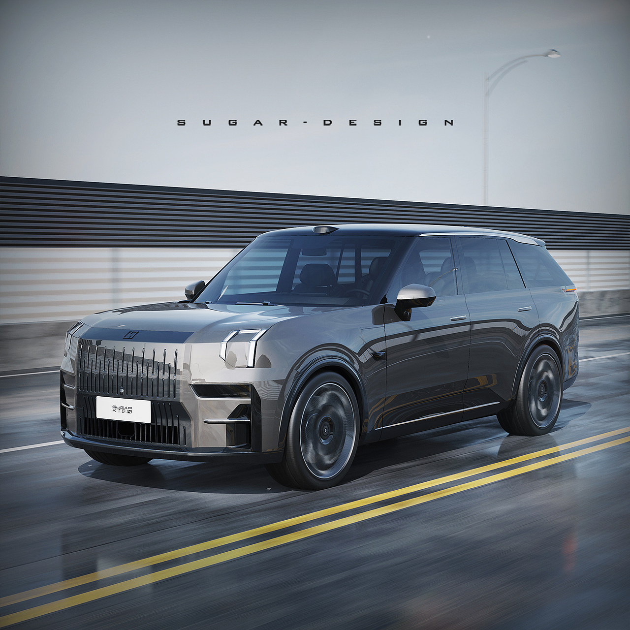 杭州湾揽胜！极氪009 SUV新车预览！（图ZMzgyMTU2MTM2） - 交通工具 - 站酷设计师sugarchow原创素材 - 站酷ZCOOL