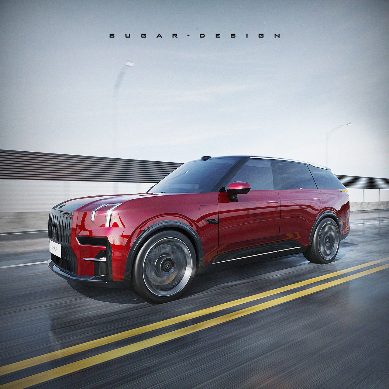 杭州湾揽胜！极氪009 SUV新车预览！（图ZMzgyMTU2MTAw） - 交通工具 - 站酷设计师sugarchow原创素材 - 站酷ZCOOL