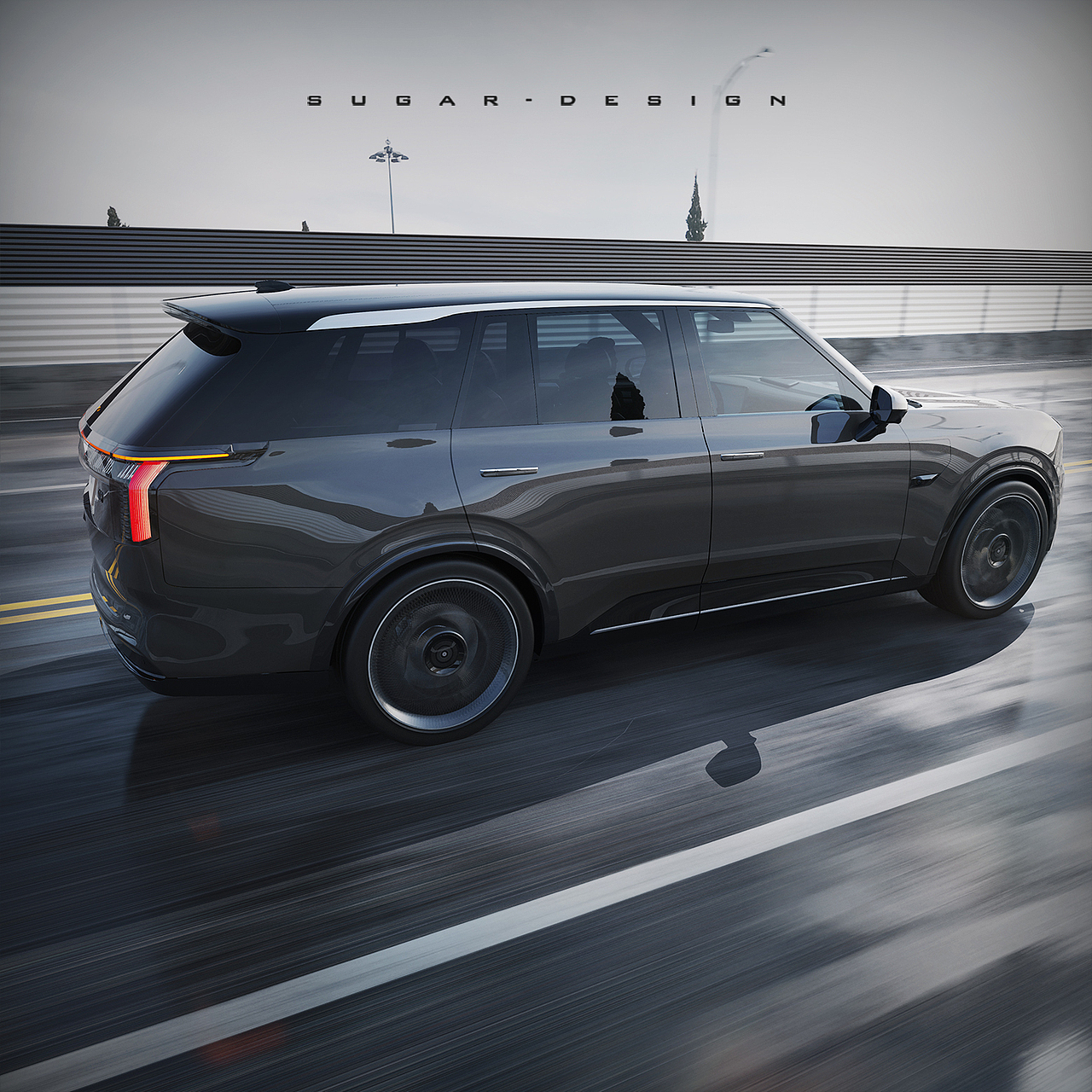 杭州湾揽胜！极氪009 SUV新车预览！（图ZMzgyMTU2MTQw） - 交通工具 - 站酷设计师sugarchow原创素材 - 站酷ZCOOL