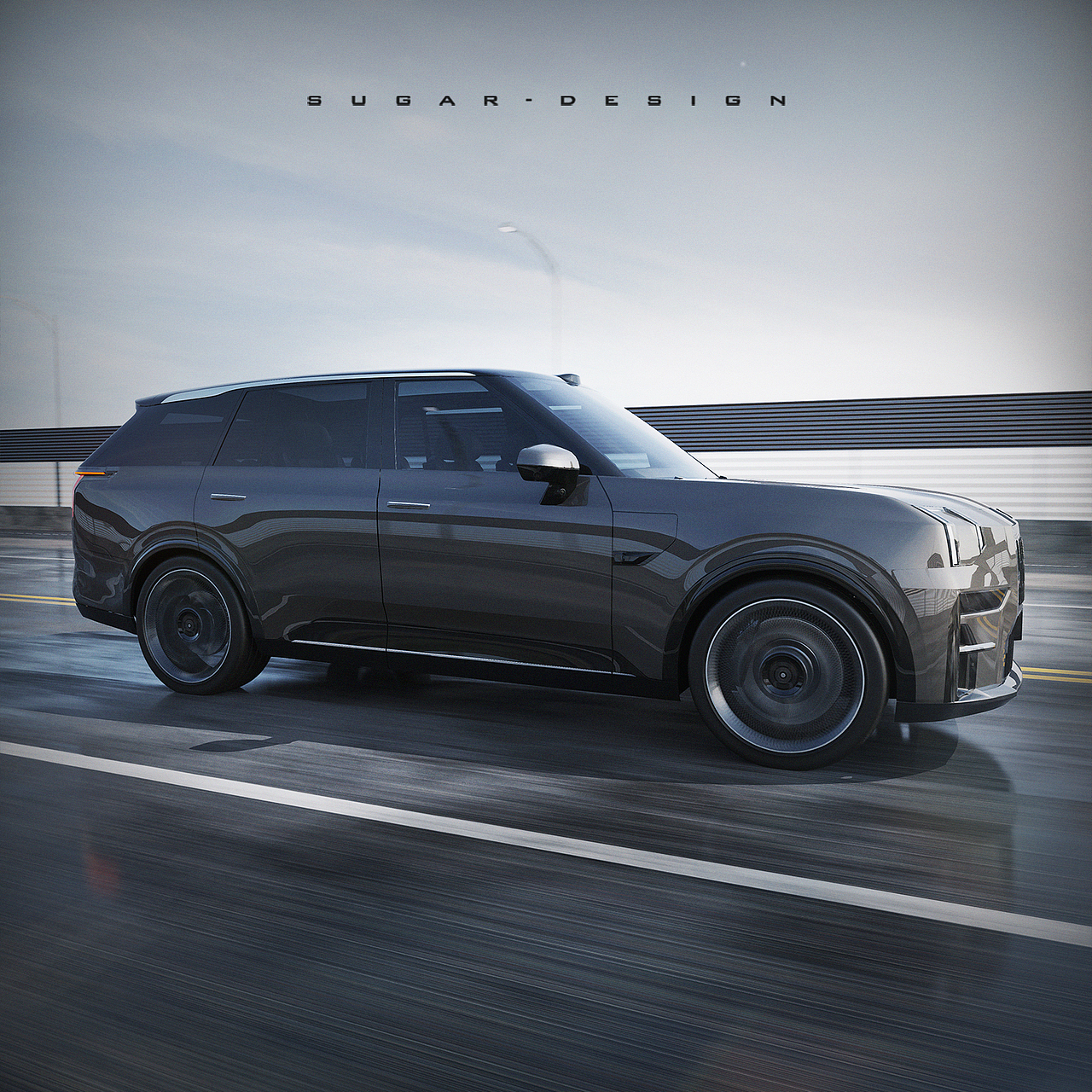 杭州湾揽胜！极氪009 SUV新车预览！（图ZMzgyMTU2MTQ0） - 交通工具 - 站酷设计师sugarchow原创素材 - 站酷ZCOOL