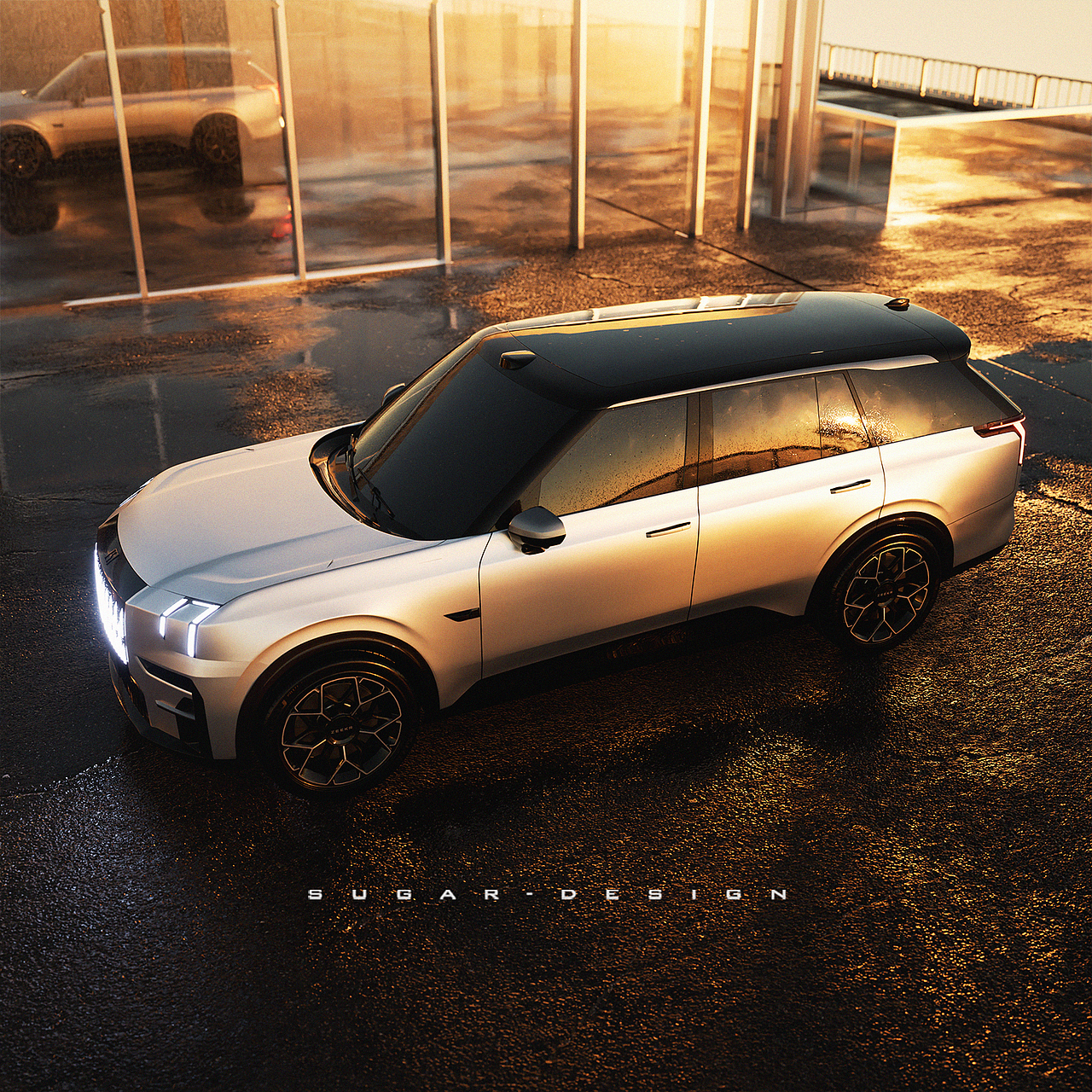 杭州湾揽胜！极氪009 SUV新车预览！（图ZMzgyMTU2NTEy） - 交通工具 - 站酷设计师sugarchow原创素材 - 站酷ZCOOL