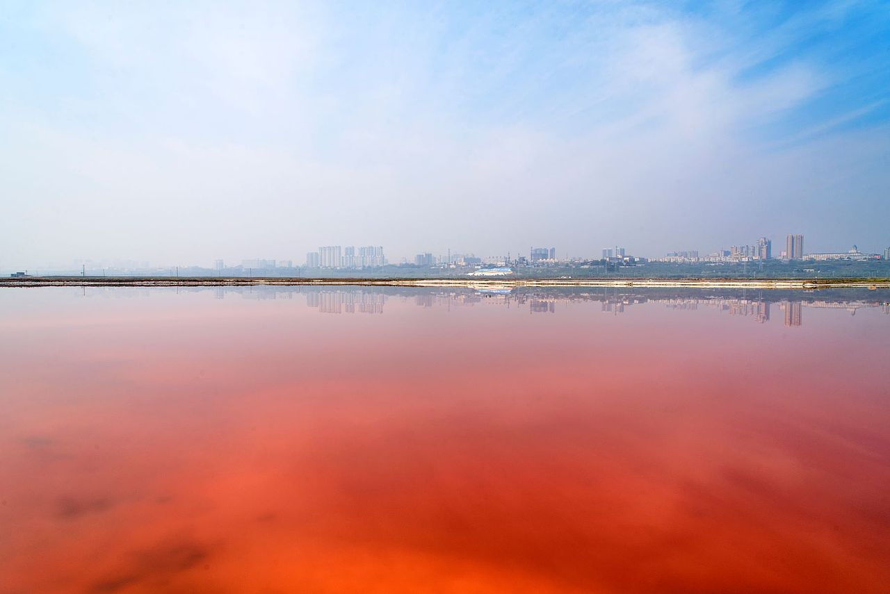 运城七彩盐湖（图ZMzgyMTY1NDQ4） - 风光摄影 - 站酷设计师ychsth原创素材 - 站酷ZCOOL