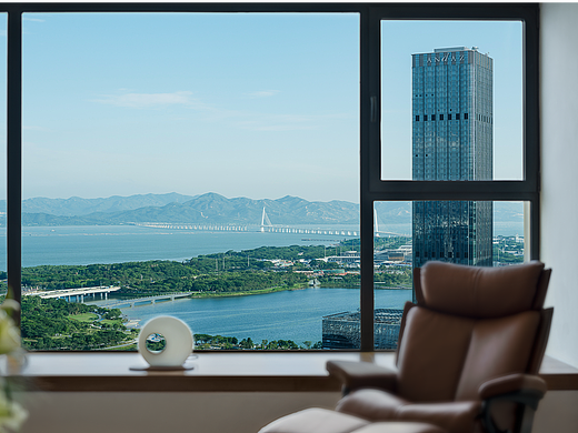 鸿艺源：深圳湾290m²都市小森林，无边海景治愈人心！